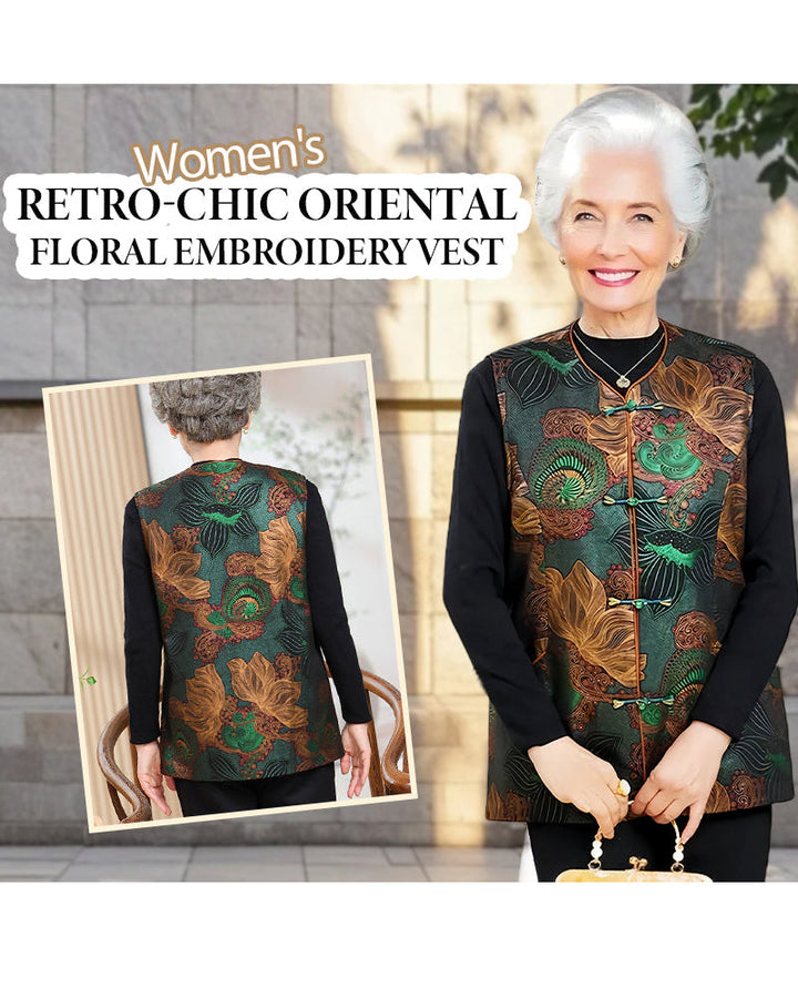 Stilla | Retro Chic Oriental Blomsterbroderi