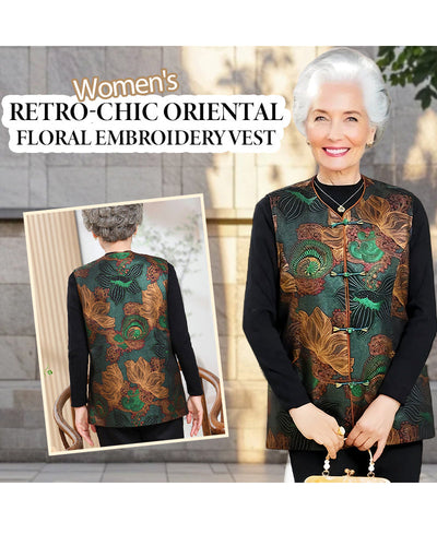 Stilla | Retro Chic Oriental Blomsterbroderi