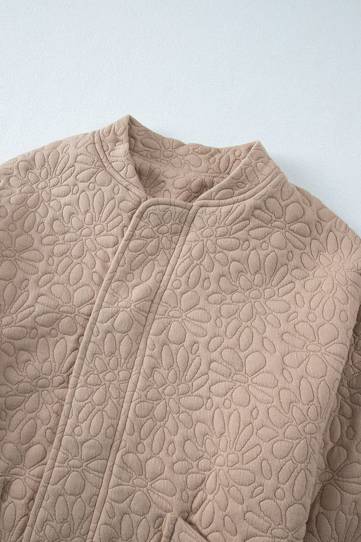 Stilla | Quiltet Jakke med Lynlås Polyester Let & Trendy