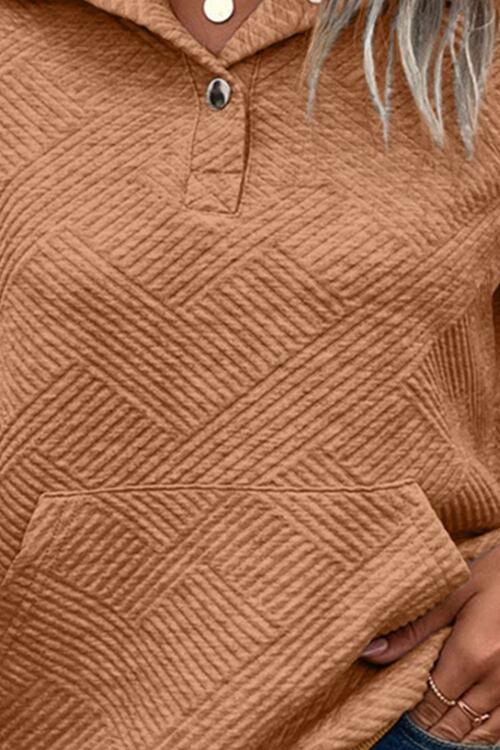 Stilla | Snap Button Langærmet Sweatshirt