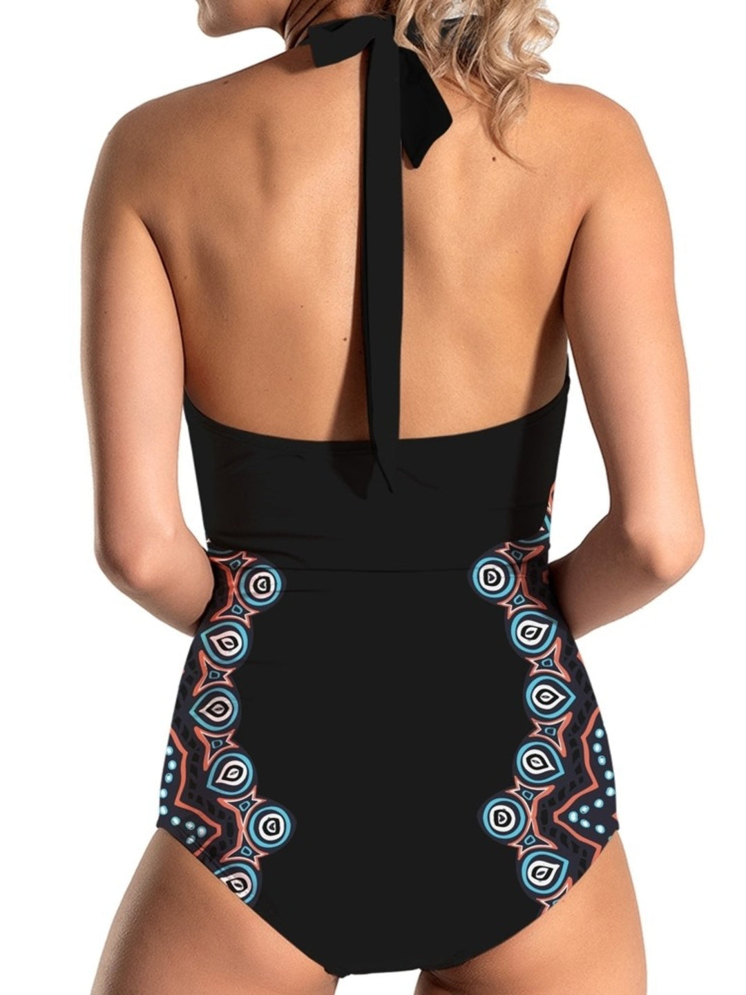 Stilla | Printed Halterneck One-piece Swimwear