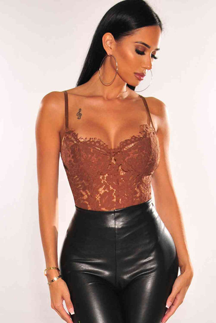 Stilla | Spaghetti Stropper Udsnit Bodysuit