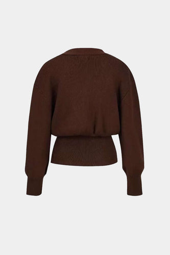 Stilla | Pullover Cardigan med V-Udskæring