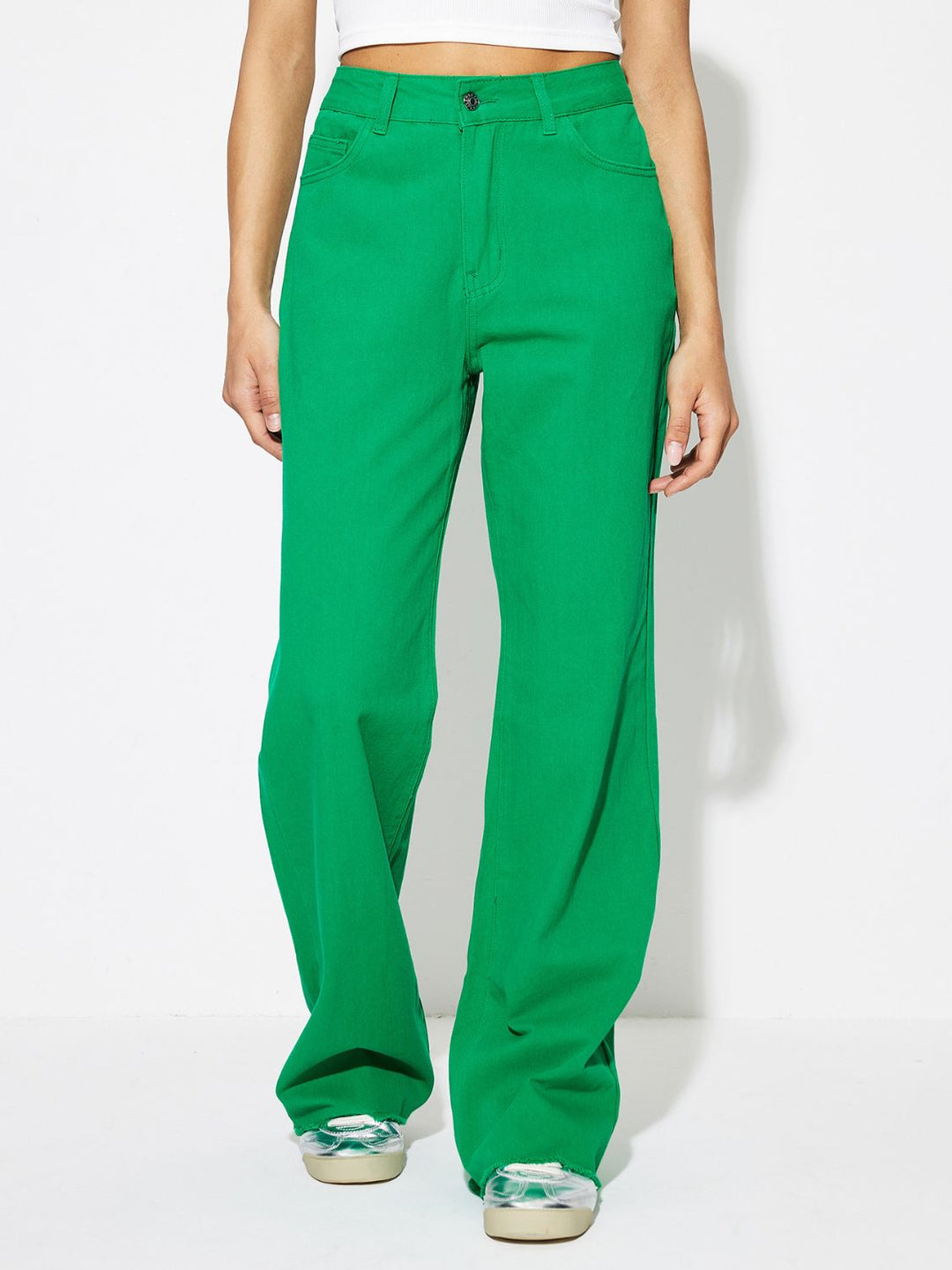 Stilla | Talje Jeans med Lommer