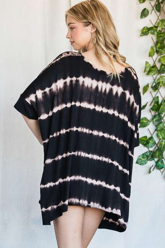 Stilla | Tie Dye Rund Hals Tunika