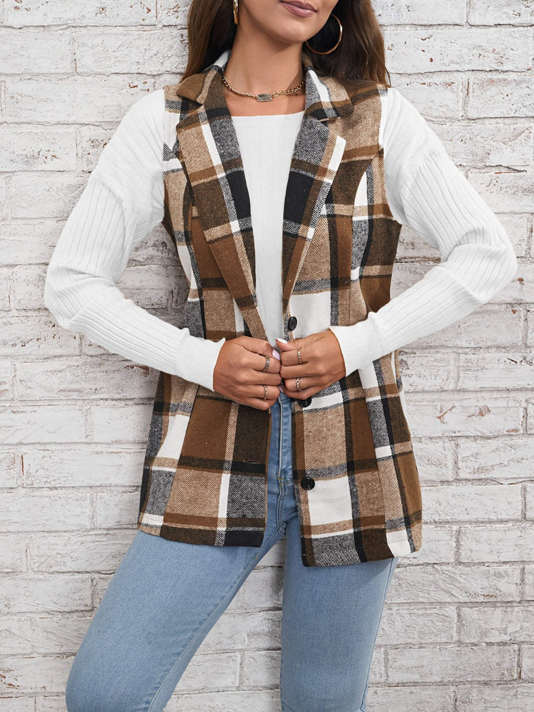 Stilla | Button Down Vest Frakke