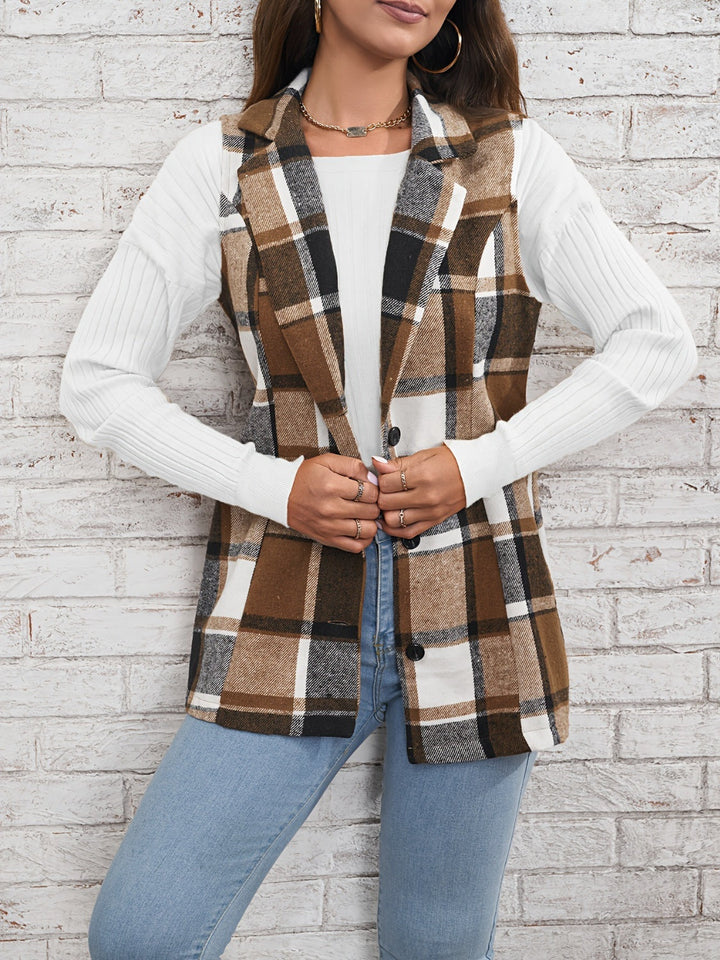 Stilla | Button Down Vest Frakke