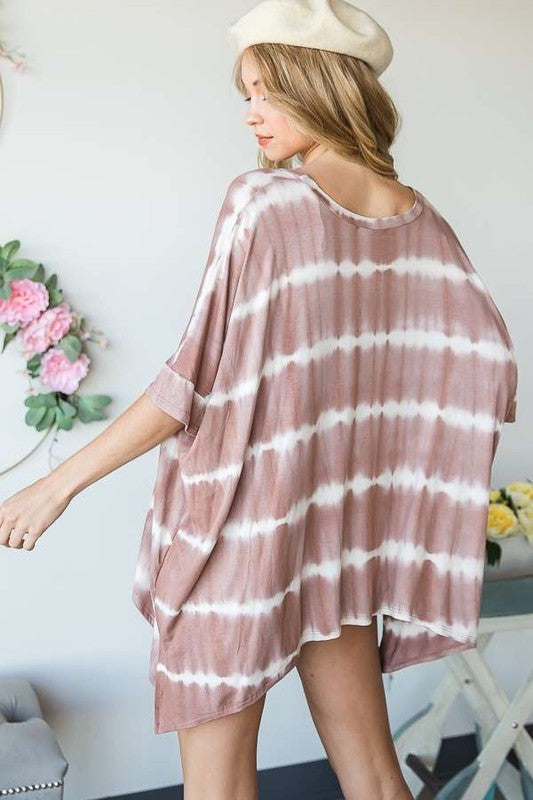 Stilla | Tie Dye Rund Hals Tunika