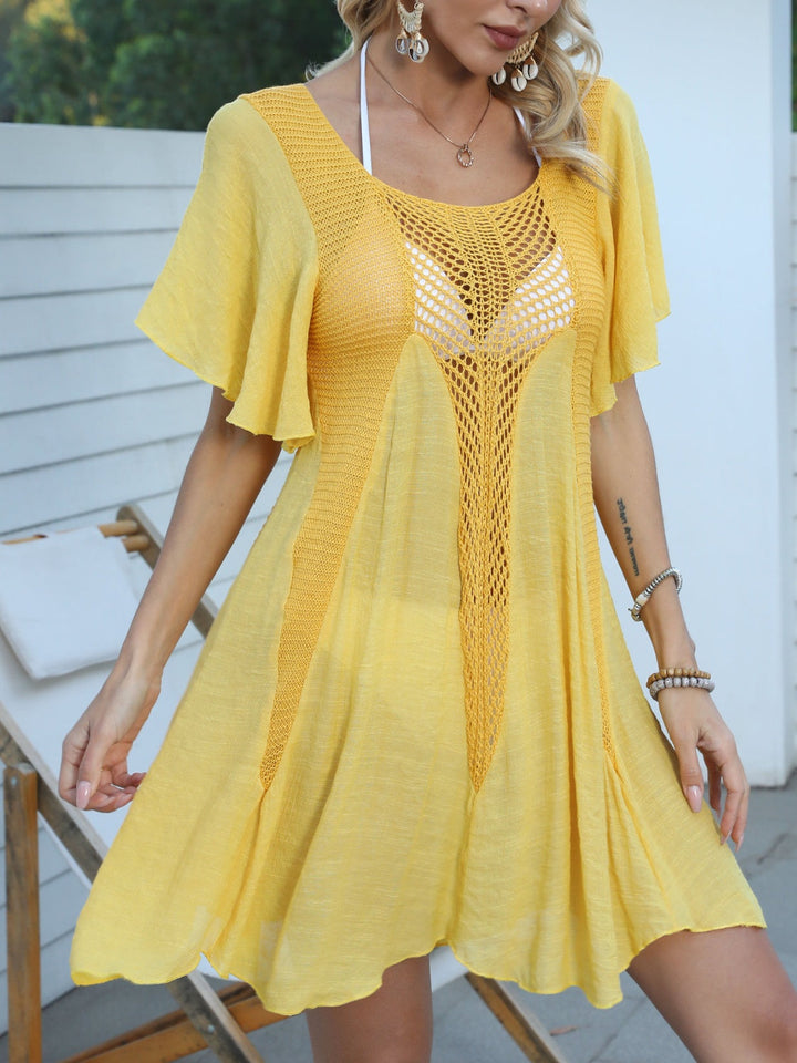 Stilla | Flutter Sleeve Cover-up Dress