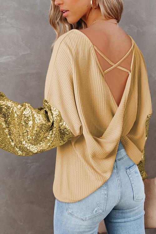 Stilla | Vaffel-strikket Bluse