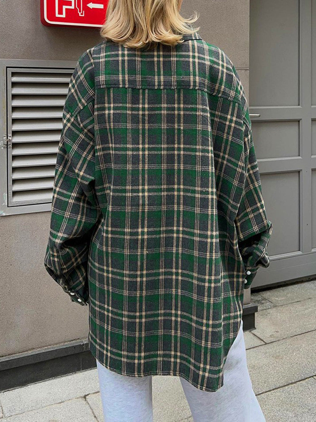 Stilla | Plaid Button Up Shacket