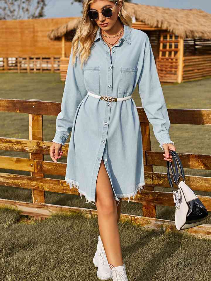 Stilla | Hem Krave Denim Kjole