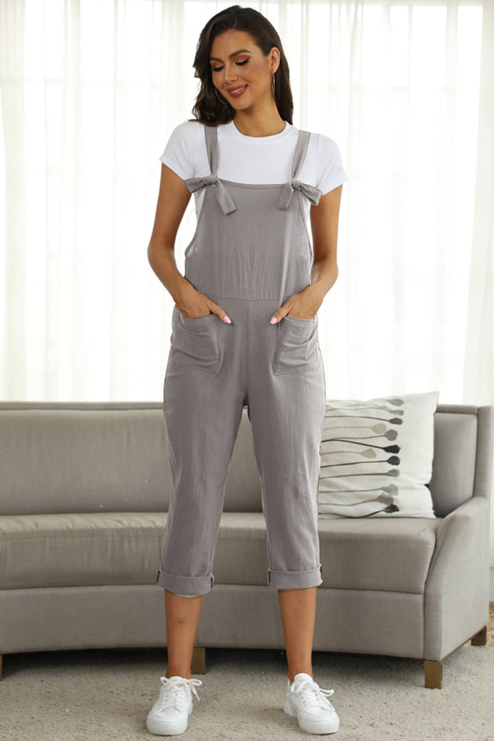 Stilla | Størrelse Square Neck Wide Strap Jumpsuit