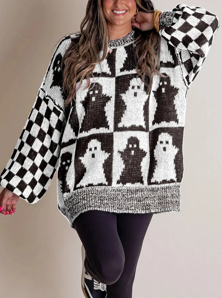 Stilla | Halloween Ternet Strik Sweater
