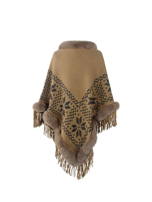 Stilla | Geometrisk Cape Ærme Poncho