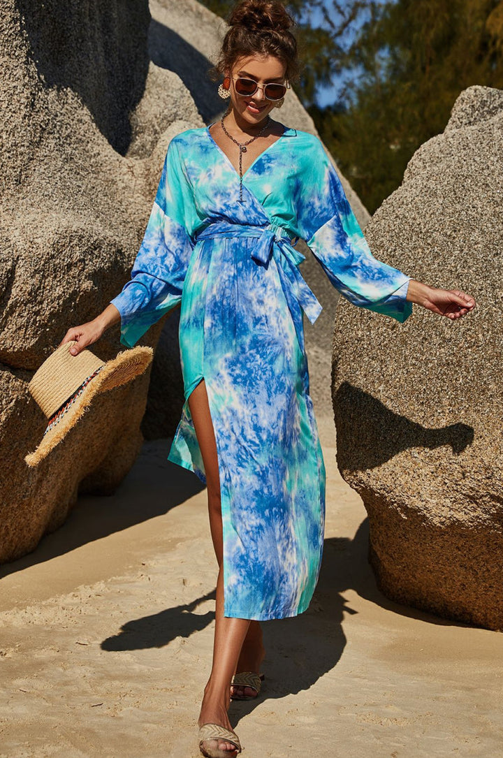 Stilla | Dye Wrap Maxi Kjole