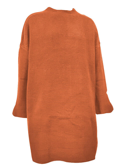 Stilla | Hals Langærmet Sweaterkjole