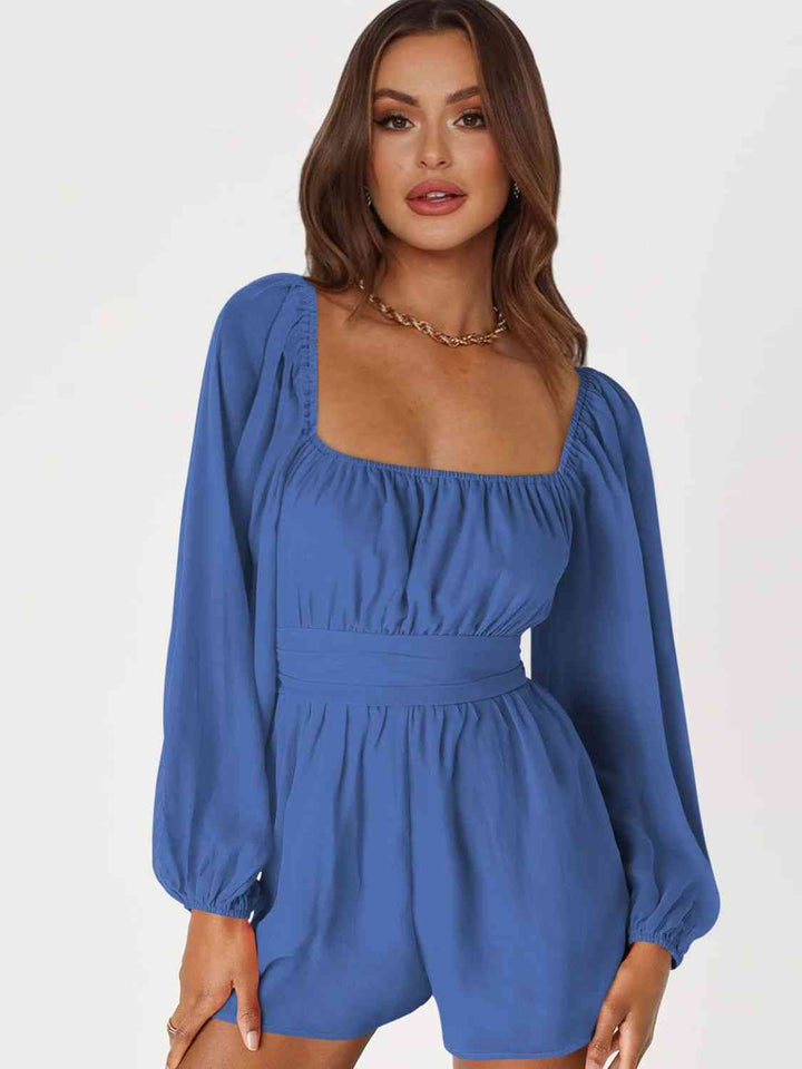 Stilla | Bag Smoked Ballonærme Romper