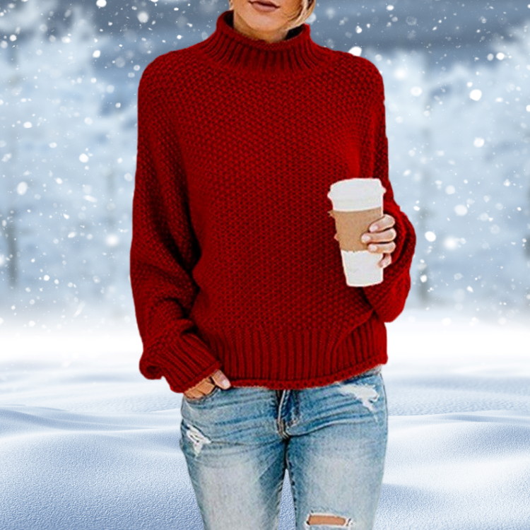 Stilla | Meget Tyk Rullekravesweater