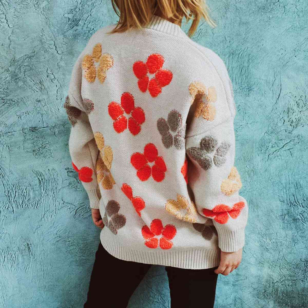 Stilla | V-hals Knap-up Cardigan Med Lommer
