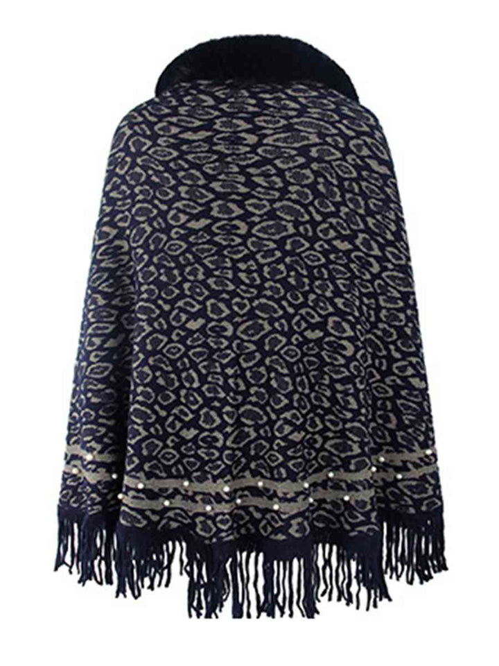 Stilla | Fringed Hem Poncho