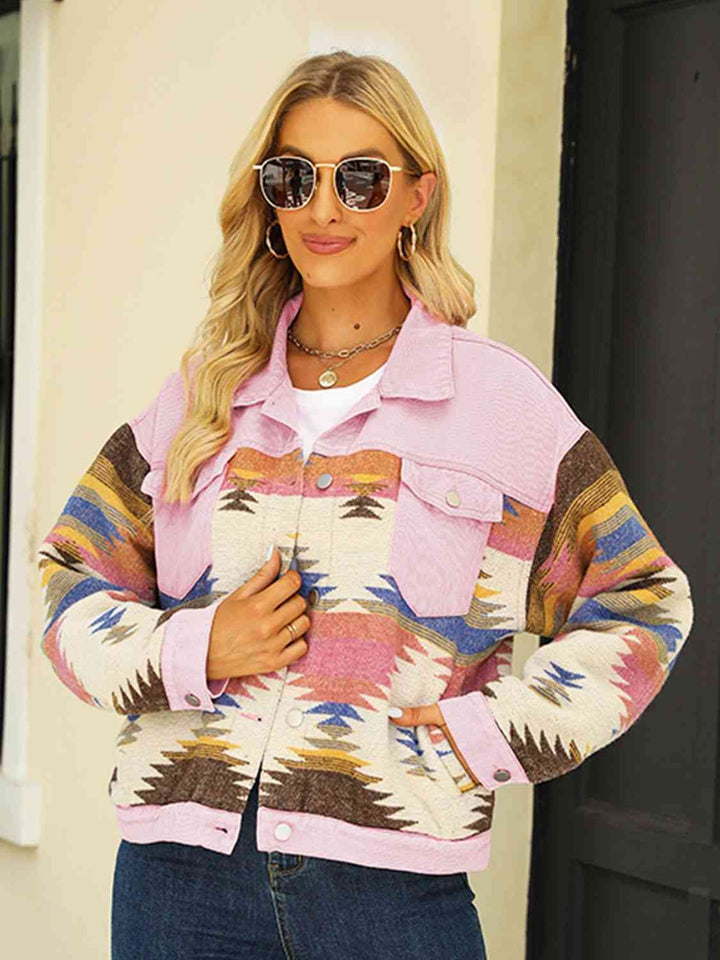 Stilla | Dropped Shoulder Langærmet Denim Jakke