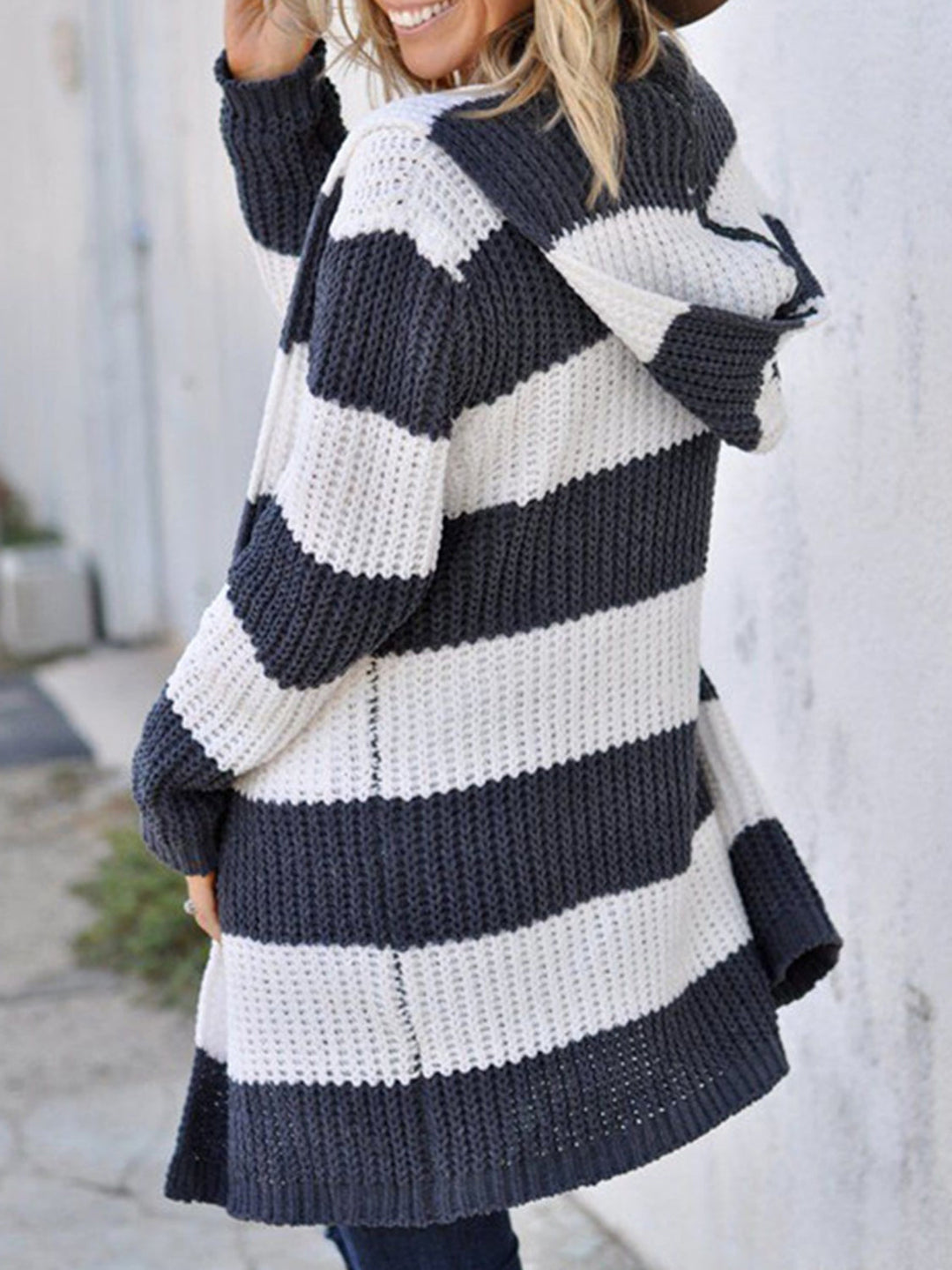 Stilla | Åben Front Hættetrøje Cardigan