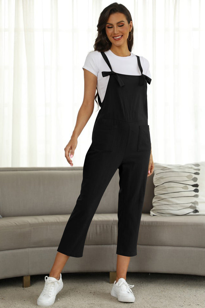 Stilla | Størrelse Square Neck Wide Strap Jumpsuit