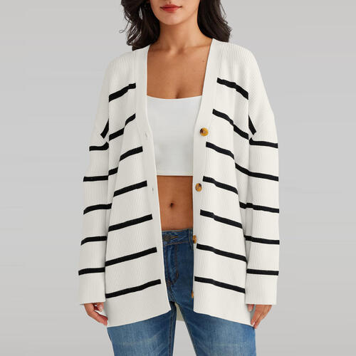 Stilla | V-hals Langærmet Cardigan