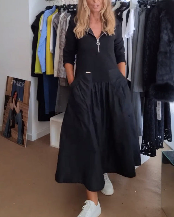 Stilla | Løs Lynlås Hætte Patchwork Taske