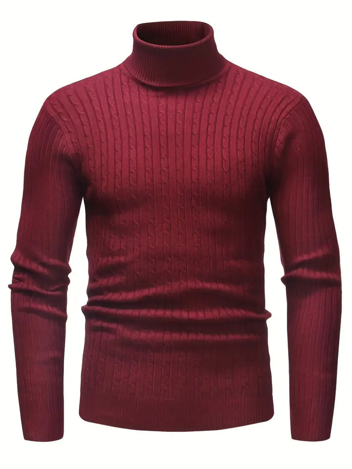 Stilla | Herresweater med højt halsudskæring