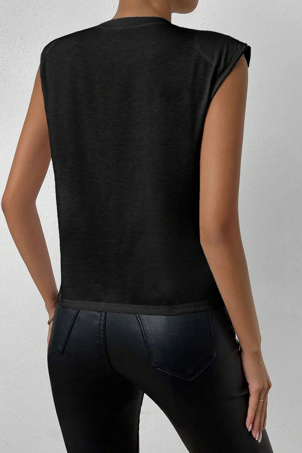 Stilla | Detalje Rund Hals Tank