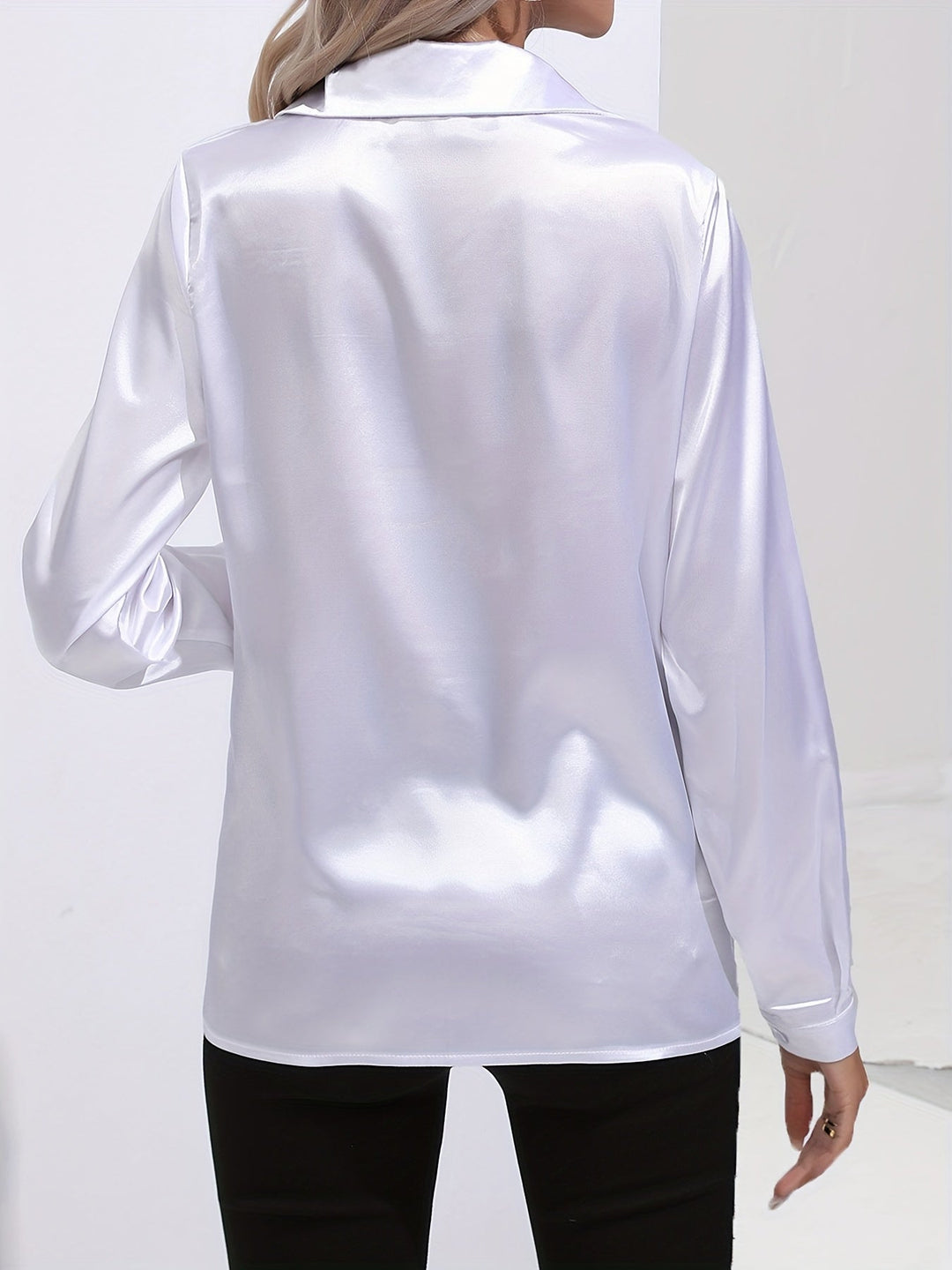 Stilla | Elegant Satinbluse