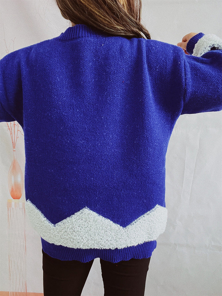Stilla | Tree Graphic Dropped Shoulder Sweater