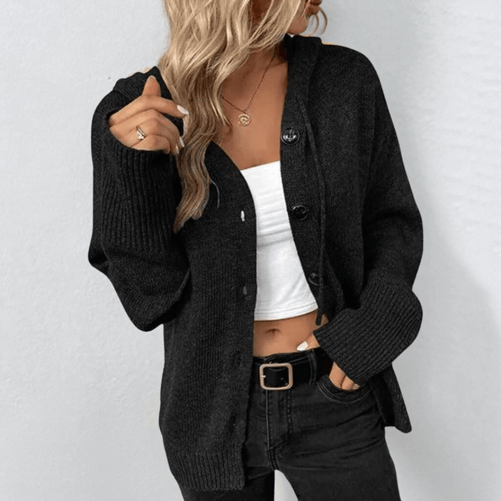 Stilla | Cozy Strikket Cardigan med Knapper til Kvinder