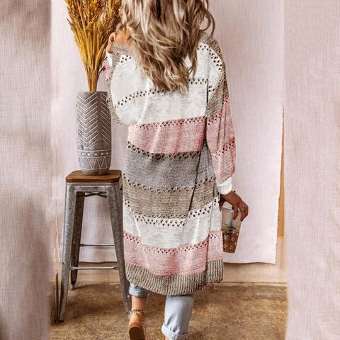Stilla | Block Åben Front Åben Arbejde Cardigan