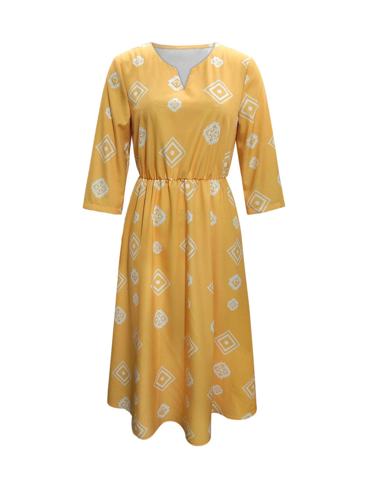 Stilla | Notched Neck Dress