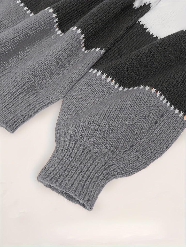 Stilla | Farveblok sweatshirt