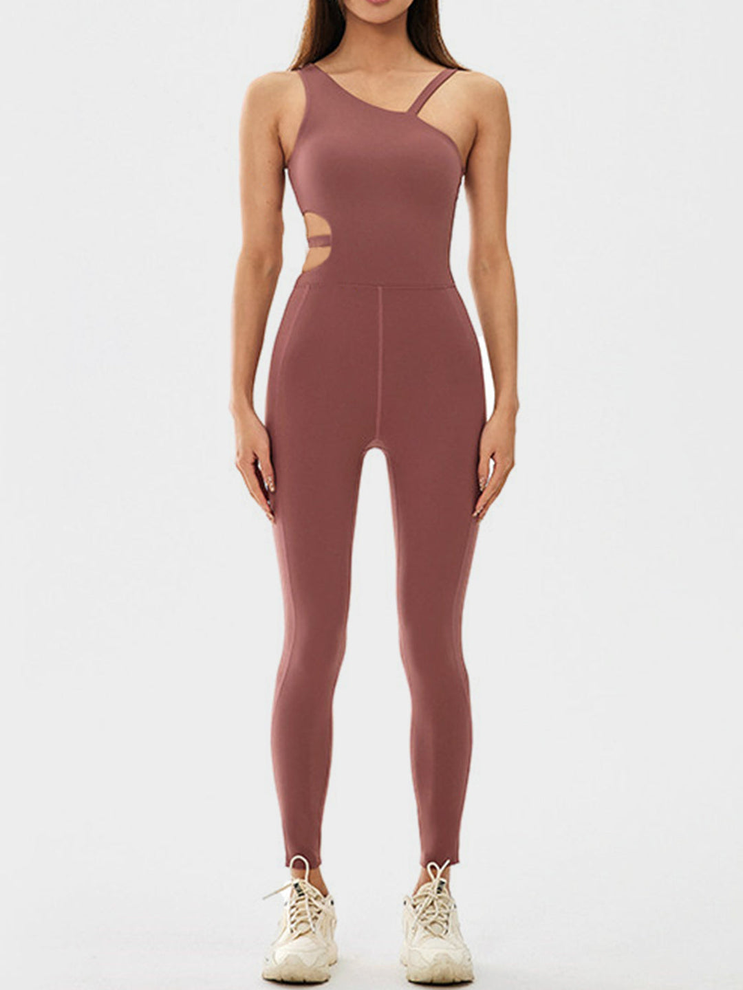 Stilla | Asymmetrisk Nakke Aktiv Jumpsuit