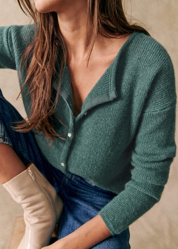 Stilla | groft strikket cardigan-trøje