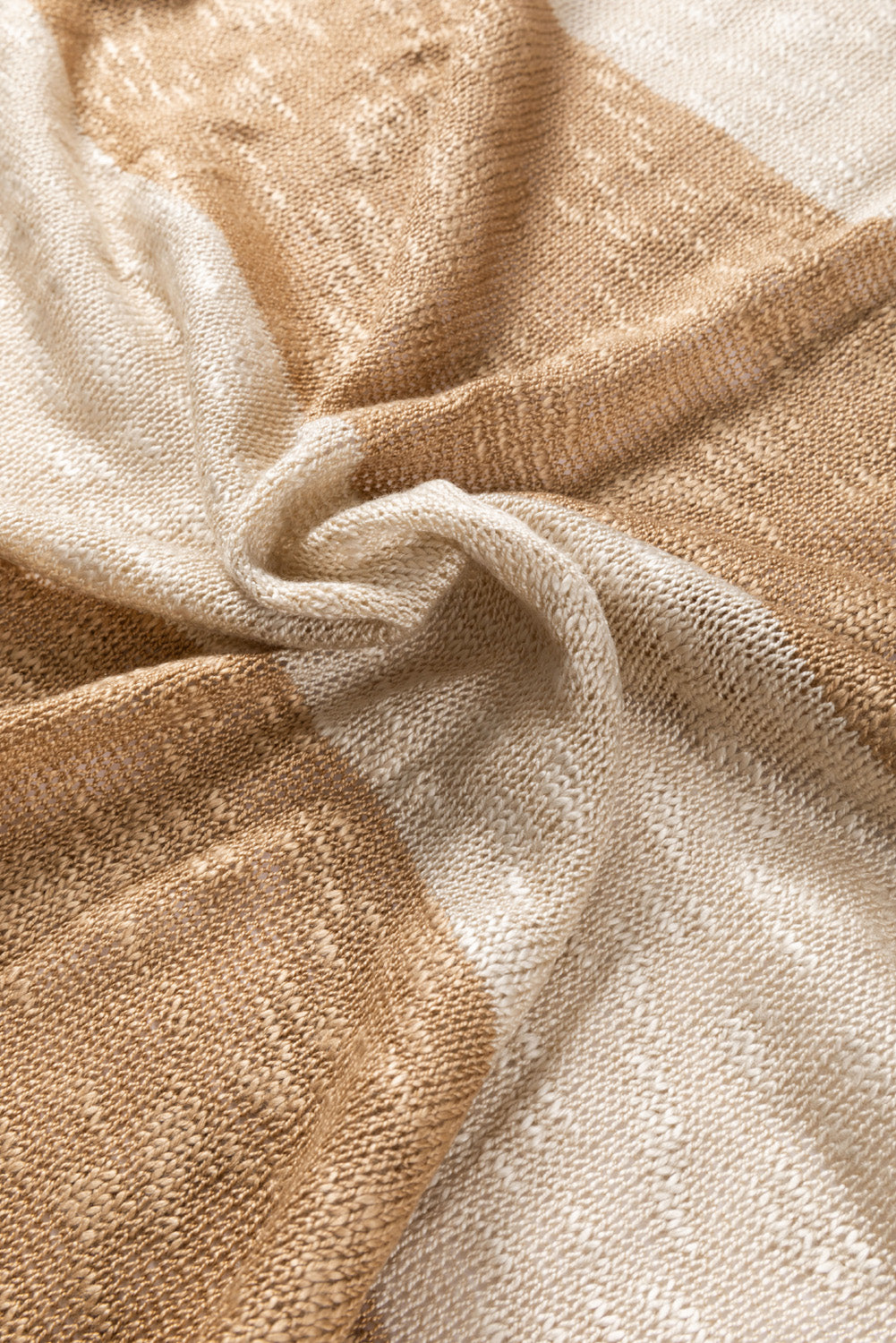 Stilla | Block Åben Front Langærmet Cardigan