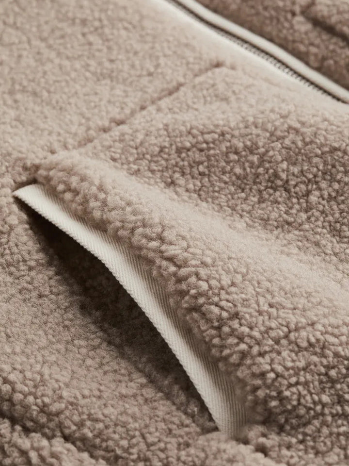 Stilla | Up Turtleneck Langærmet Plush Jakke