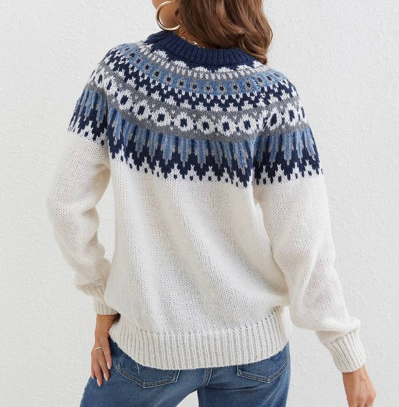 Stilla | Stilfuldt Etisk Mønstrede Sweater
