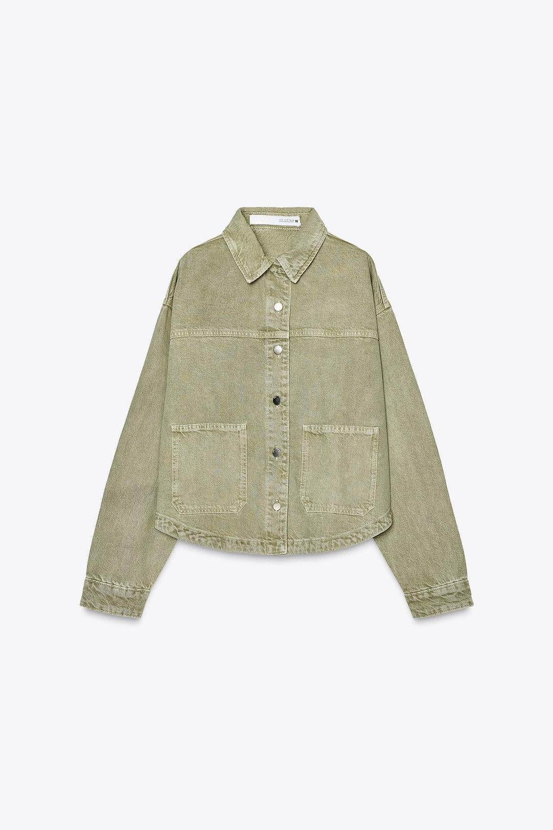 Stilla | Klassisk Khaki Denim Jakke til Hverdagens Stil