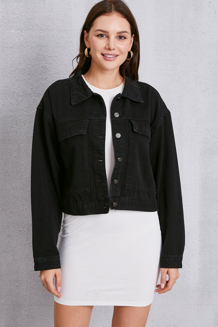 Stilla | Up Dropped Shoulder Denim Jakke