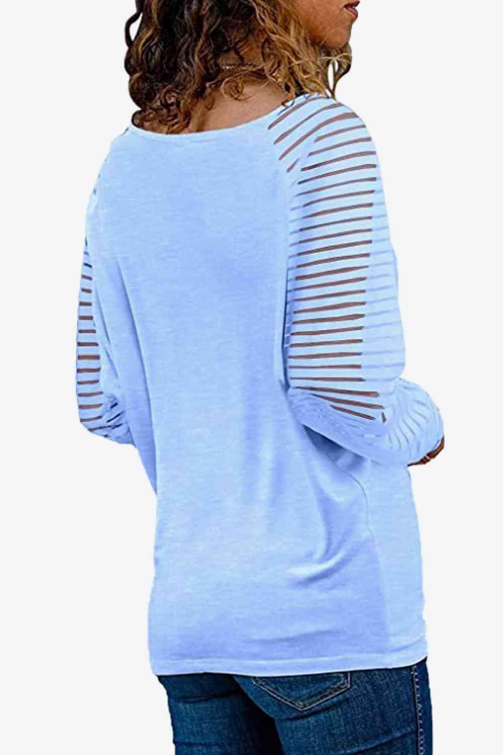Stilla | Neck Lang Raglan Ærme Top
