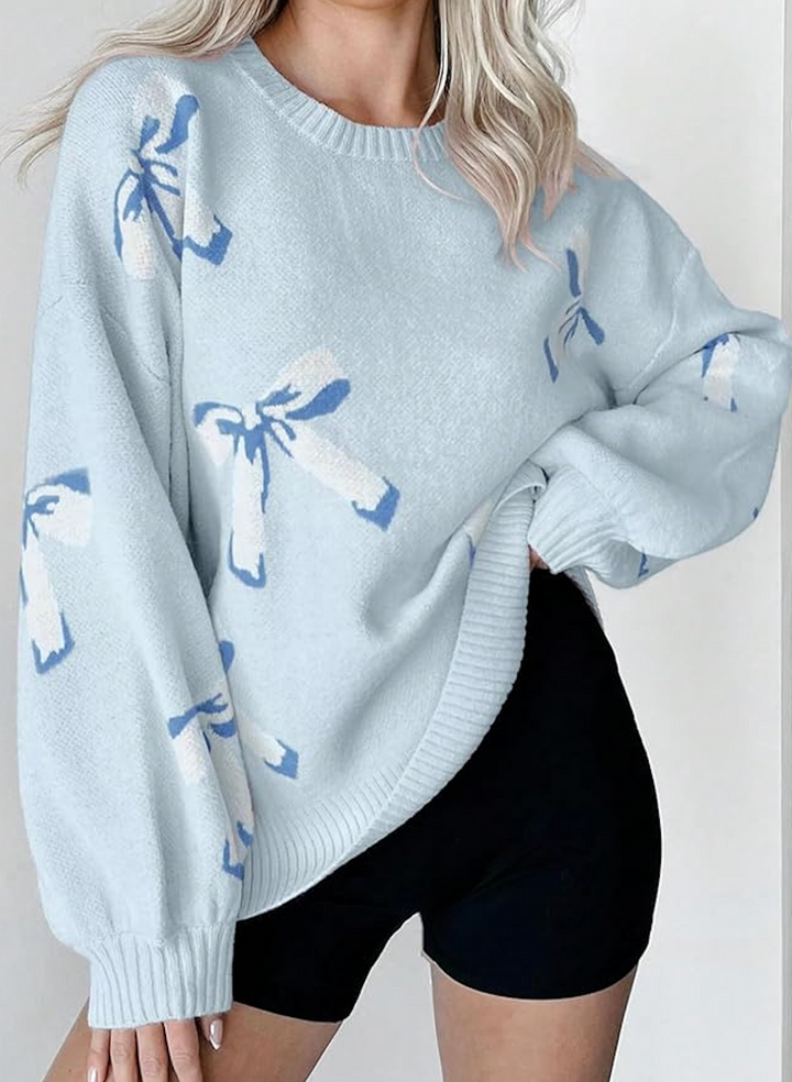 Stilla | Rundhalset strikpullover