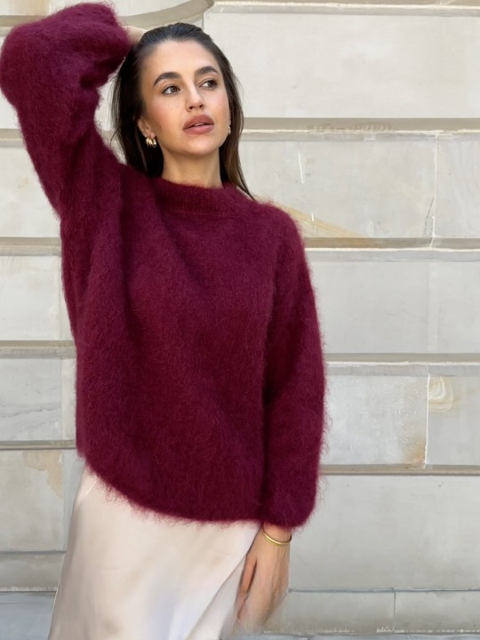 Stilla | blød Mohair-strikpullover