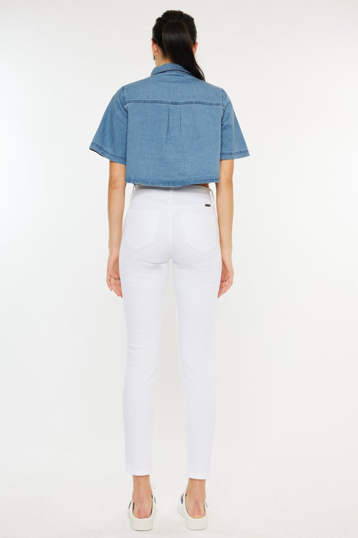 Stilla | Høj talje ankel skinny jeans