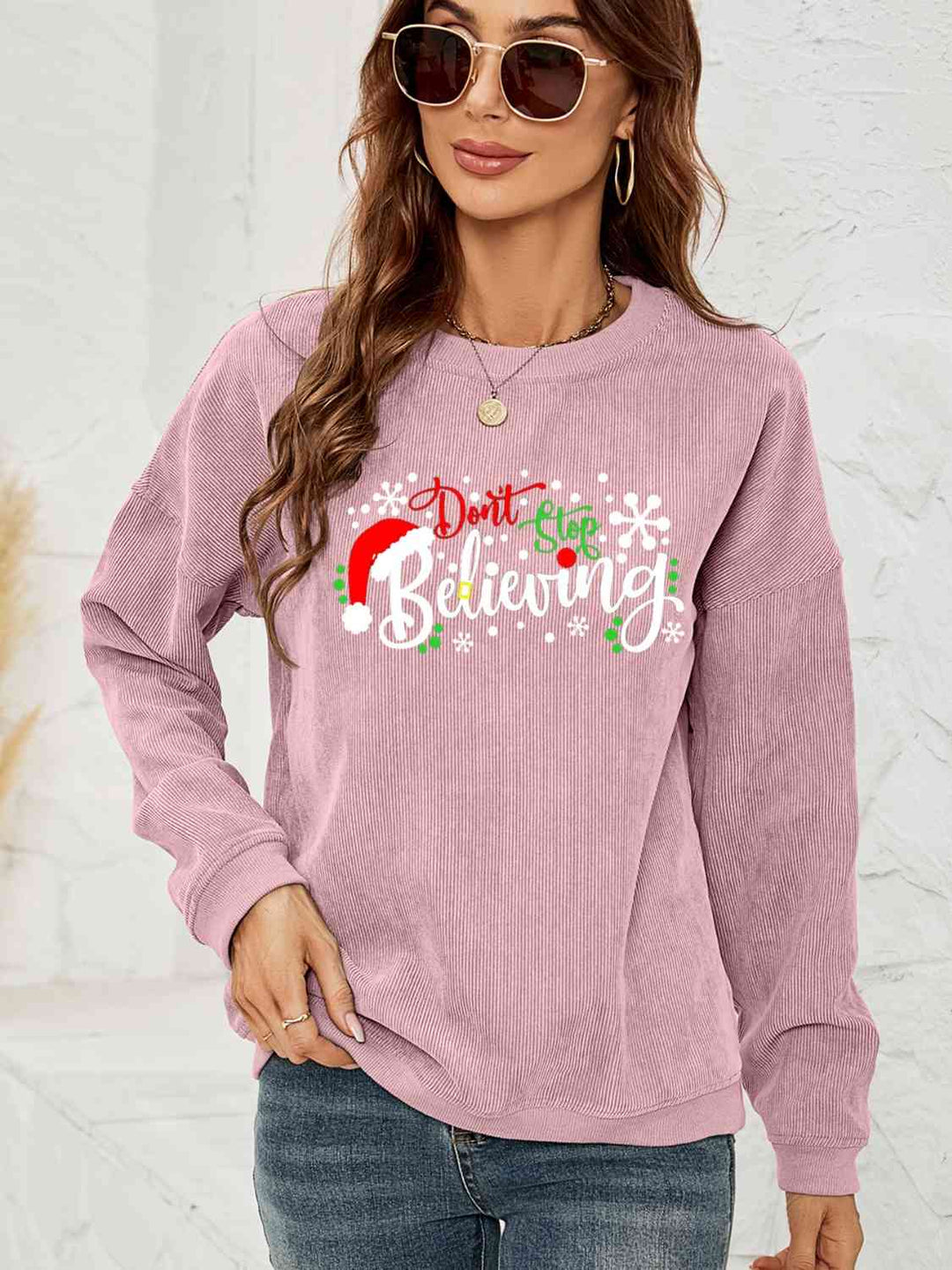 Stilla | Stop Believing Graphic Sweatshirt
